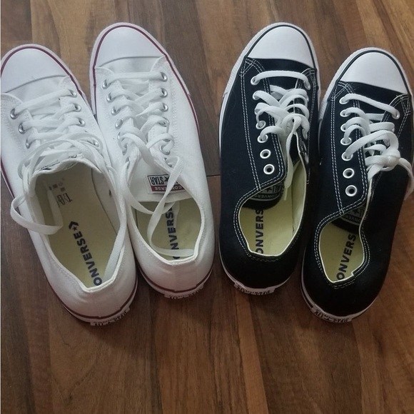 2 pair of brand new converse never worn. Size 10.5 - Picture 6 of 6